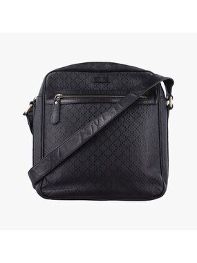 Gucci Diamante Black Leather Tote
